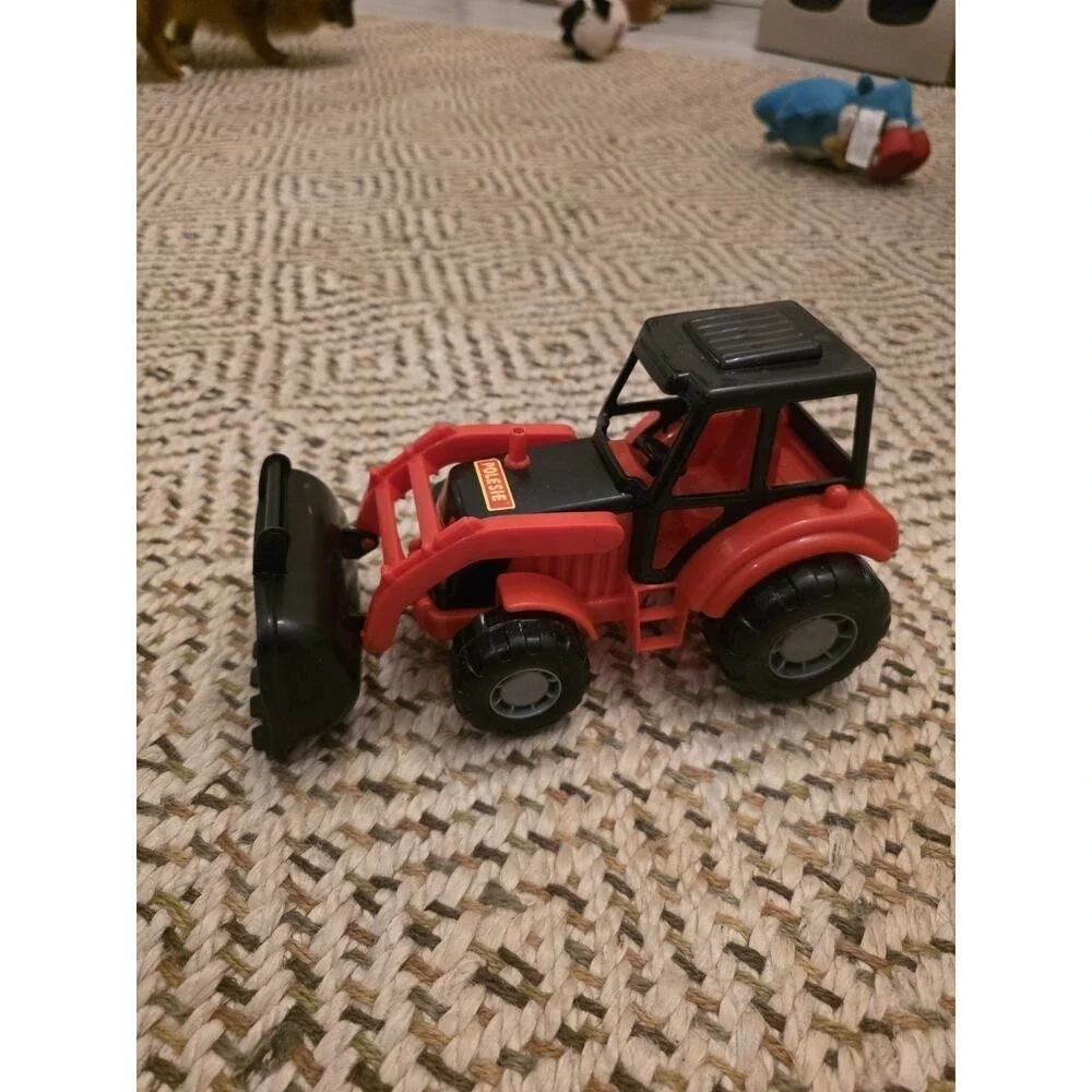 Polesie Toy Tractors Pull-Back Ray Toys‎ Loose Red